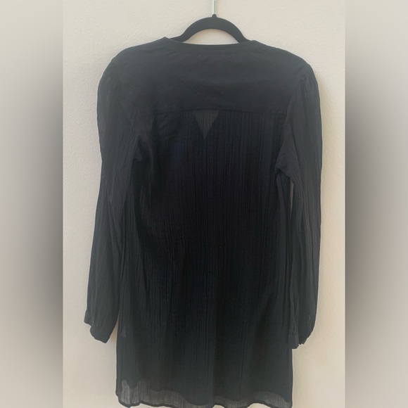 Joie Black Long or 3/4 Sleeve Tunic - Picture 2 of 8